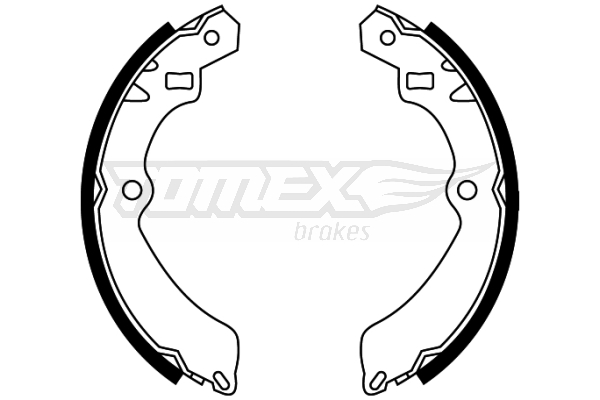Sada brzdových čeľustí TOMEX Brakes
